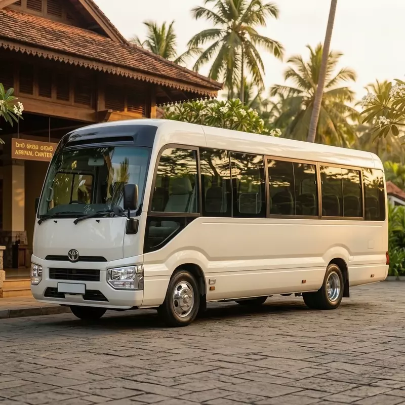 29-Seater Bus - CMB Airport to Sigiriya - One-Way Transfer