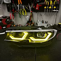 BMW G20 3 Series CSL Yellow Ikon Headlight Retrofit (2019β2022 Non-Laser LED)