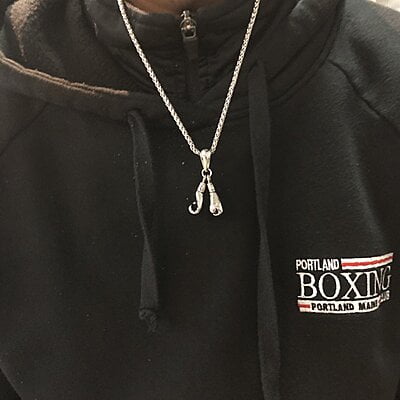 Boxing Gloves Pendant Necklace Boxing Gloves Pendant Necklace