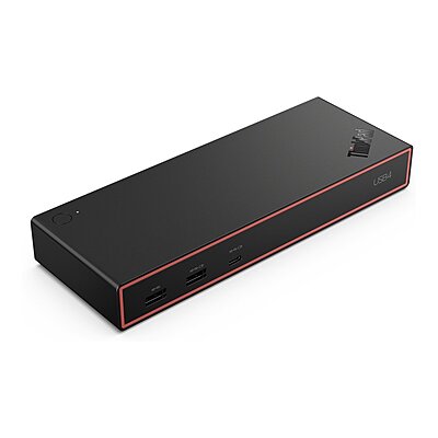 LENOVO ThinkPad USB4 Dock 5000 | Support for 4xMonitors|2xDP|1xHDMI|1xUSB-C|4xUSB 3.2|RJ45|65 Watt Charging|3yrCI