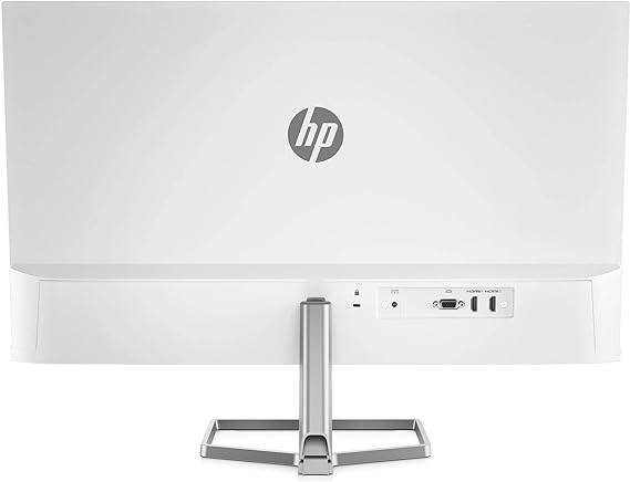 HP M27fw 27" FHD ULTRA SLIM LED MONITOR, White Color, Connectivity : VGA, 2*HDMI - 2H1A4AA