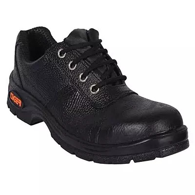 Tiger Lorex Steel Toe PU Sole Black Work Safety Shoes