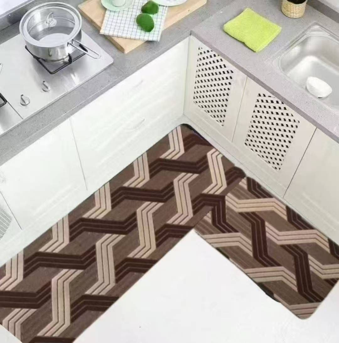 2IN1 POLYESTER KITCHEN RUNNER KITCHEN MAT