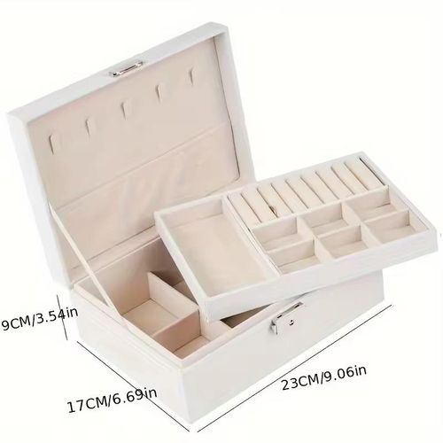 2LAYERS BIG JEWELRY BOX