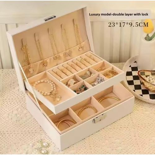 2LAYERS BIG JEWELRY BOX