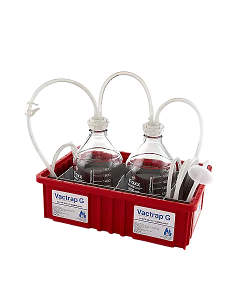 Vactrap™ G Vacuum Trap System, 2+2 L PUREGRIP Glass Bottles Assy 1/EA 