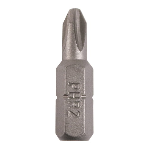 1/4 Inch x 25mm PH2 Drill Bit (pack of 10)