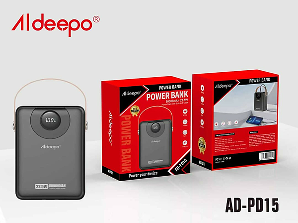 ALDEEPO AD-PD15 POWER BANK 80000MAH