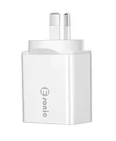 2 USB Charger with USB-C and USB-A 20W