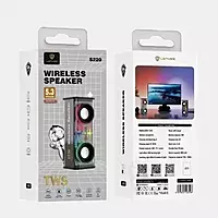 LENYES S220 Portable Wireless Speaker | 12W | Bluetooth 5.3 | RGB