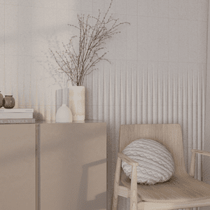 Faianta WOW, STRIPES TRANSITION WHITE STONE 7.5X30