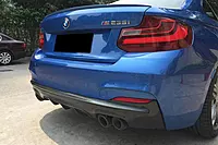 MP Style Carbon Fiber Rear Lip – BMW 2 Series F22/F23 (2014–2021, M-Tech Only)