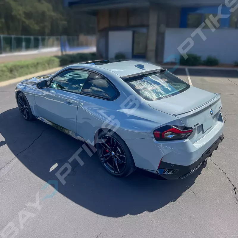 V Style Carbon Fiber Rear Window Roof Spoiler – Fits BMW G42 2 Series & G87 M2 (2022–2025)