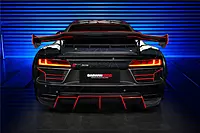 Audi R8 Coupe & Spyder IMPII Style Partial Carbon Fiber Rear Bumper | Lightweight Rear Aero Upgrade