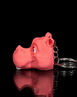 Hippo Keychain