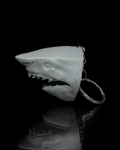 Great White Shark Keychain