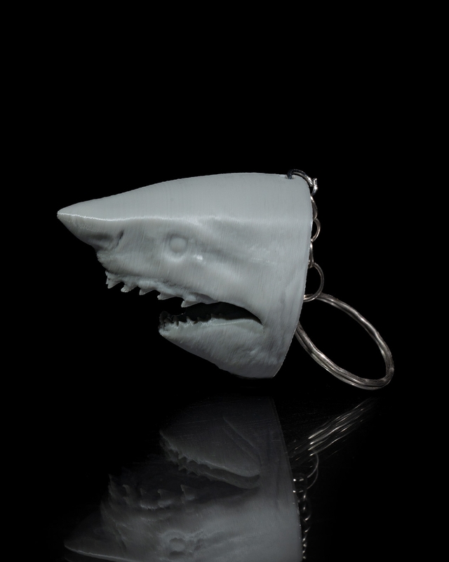 Great White Shark Keychain