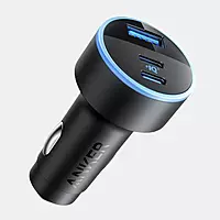 Anker 335 Car Charger 67W + USB Type-C to Type-C Cable Bundle B2736H11 - Black