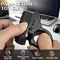 Fidget Slider Finger Ring Clicker Roller Toy Fidget Pistol