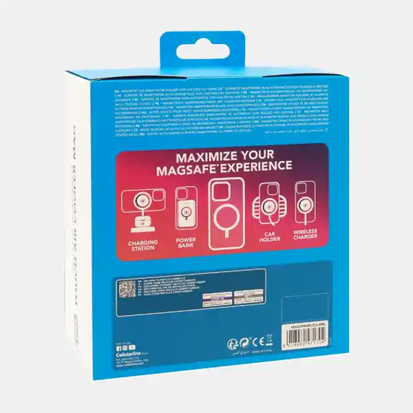 Cellularline Touch Air Cooler Mag Magnetic Wireless Charger