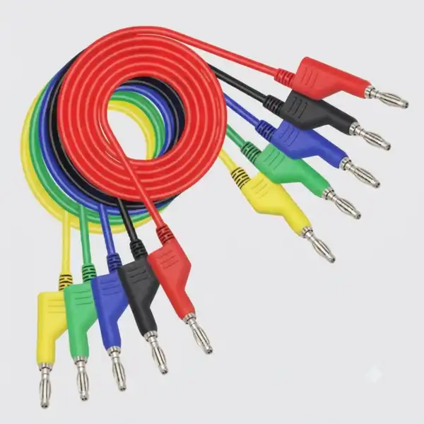 Stackable Banana to Banana Plug Test Cable (5 pack)
