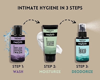 Nuutjob - Happy Sac Box | Nuutjob Mini Combo Pack | Nuutwash, Nuutguard & NuutFresh | 50 ml Each