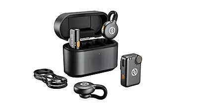 Hollyland LARK M2S Combo (with Camera RX + USB-C RX, USB-C to Lightning Cable, Space Gray)