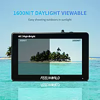 FEELWORLD F6 PLUSX 5.5 Inch High Bright 1600nit Touch Screen DSLR Camera Field Monitor IPS FHD1920x1080 4K HDMI FEELWORLD F6 PLUSX 5.5 Inch High Bright 1600nit Touch Screen DSLR Camera Field Monitor IPS FHD1920x1080 4K HDMI