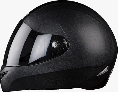 STEELBIRD SB-37 ZON PLUS BLACK C/V (M)