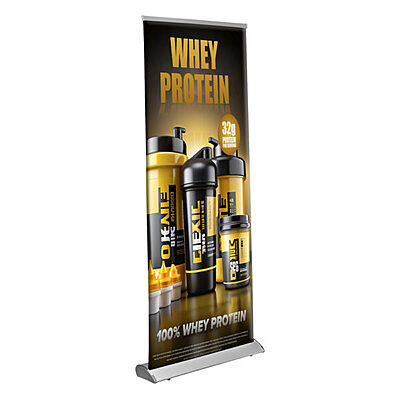 Pull Up Banner 0.85 x 2m, PVC, Complete, Executive