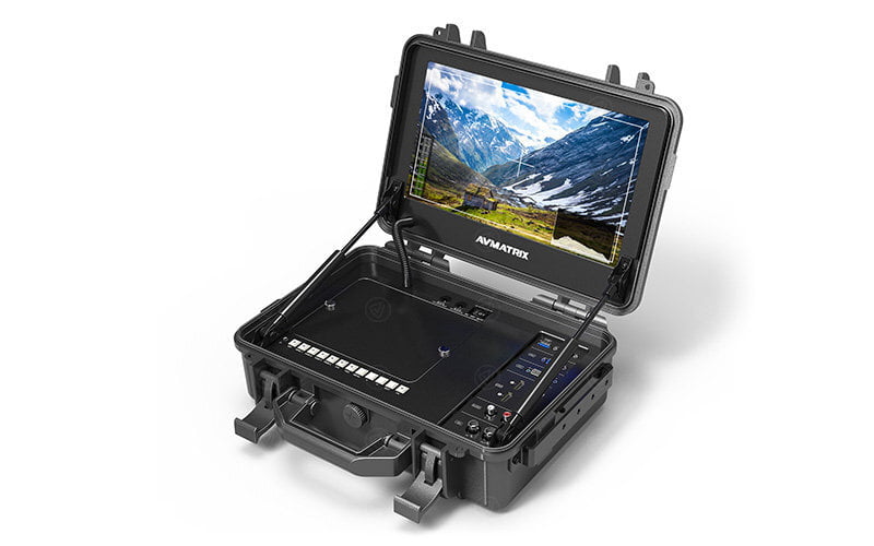 AvMatrix PM1250 - 12.5" 4K Portable Suitcase Monitor