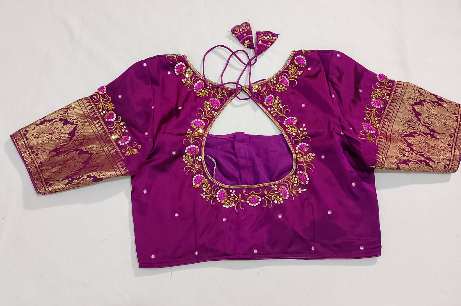 N161: Ready To Ship Beautiful Saree With Stitched Blouse