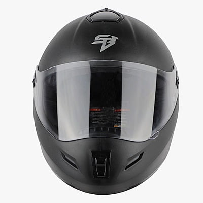 STEELBIRD SBH-2 ROX PLUS DASHING BLACK C/V (L)