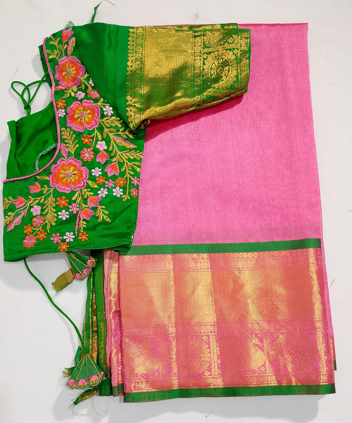 N180: Ready To Ship Beautiful Saree With Stitched Blouse
