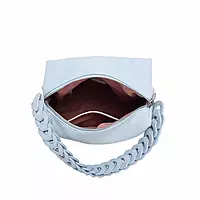 PORTABLE EVENING BAG LIGHT BLUE