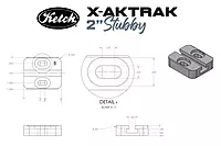 Ketch 2" X-Aktrak HD Stubby Track Ketch 2" X-Aktrak HD Stubby Track