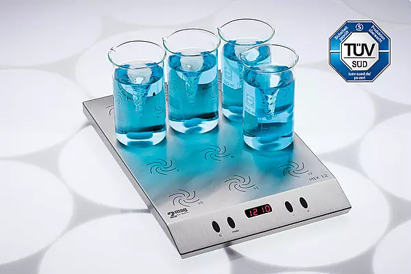 (MIX 12 XL) Multiple Magnetic stirrers with internal controller