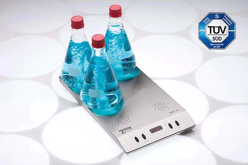 (MIX 6) Multiple Magnetic stirrers with internal controller