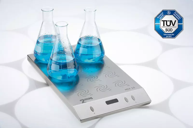 (MIX 15 eco) Multiple Magnetic stirrers with internal controller