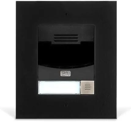 2N 9155301CBS 01302-001 IP Solo Intercom - 1-Button + Surface Mount + Camera and Frame