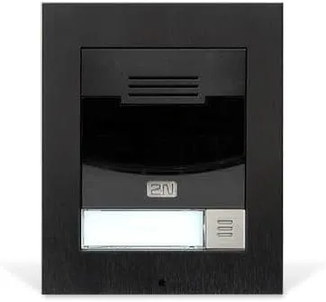 2N 9155301CBS 01302-001 IP Solo Intercom - 1-Button + Surface Mount + Camera and Frame