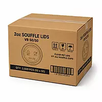 2oz Souffle Lids VB 50/50