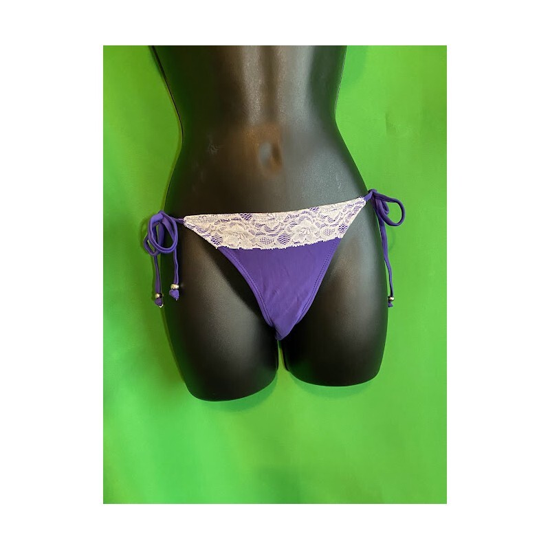 2Pc. Purple w/Lace Detail