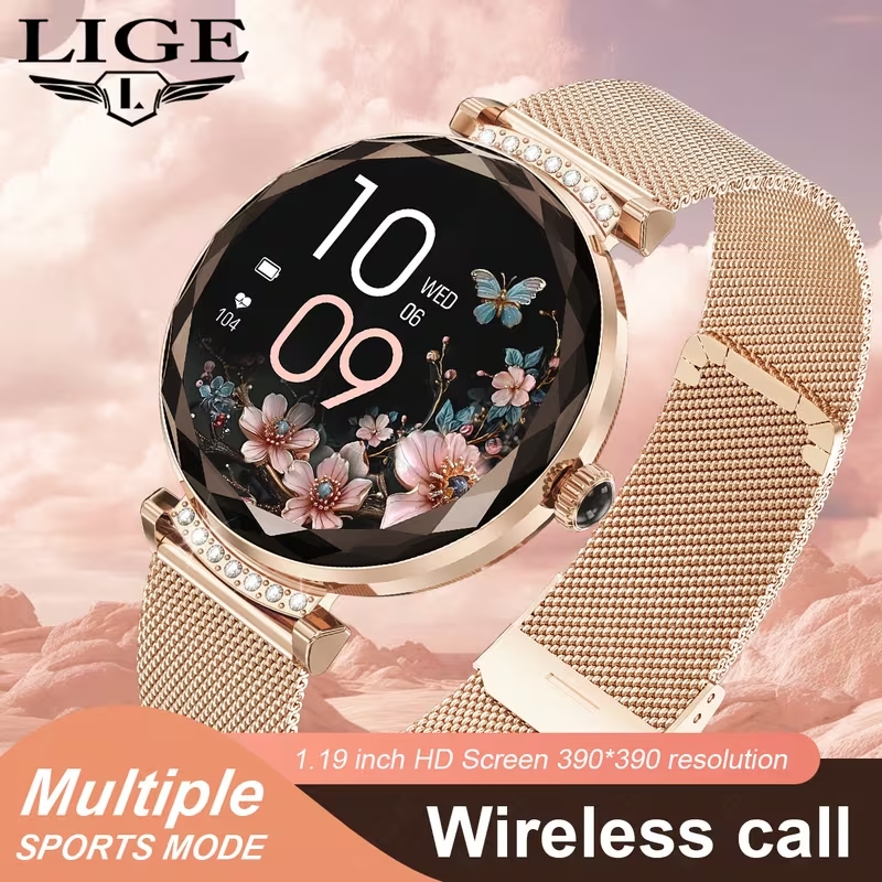 Smart Watch NX7 Pro for Ladies AMOLED Screen Health Monitoring.