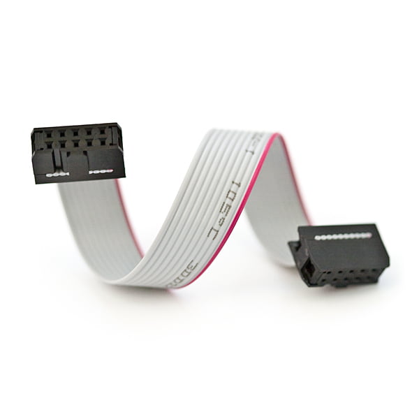 Ribbon cable with IDC connectors 10x28AWG Ribbon cable with IDC connectors 10x28AWG