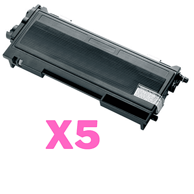 5 x Compatible Brother TN-155BK Black Toner Cartridge