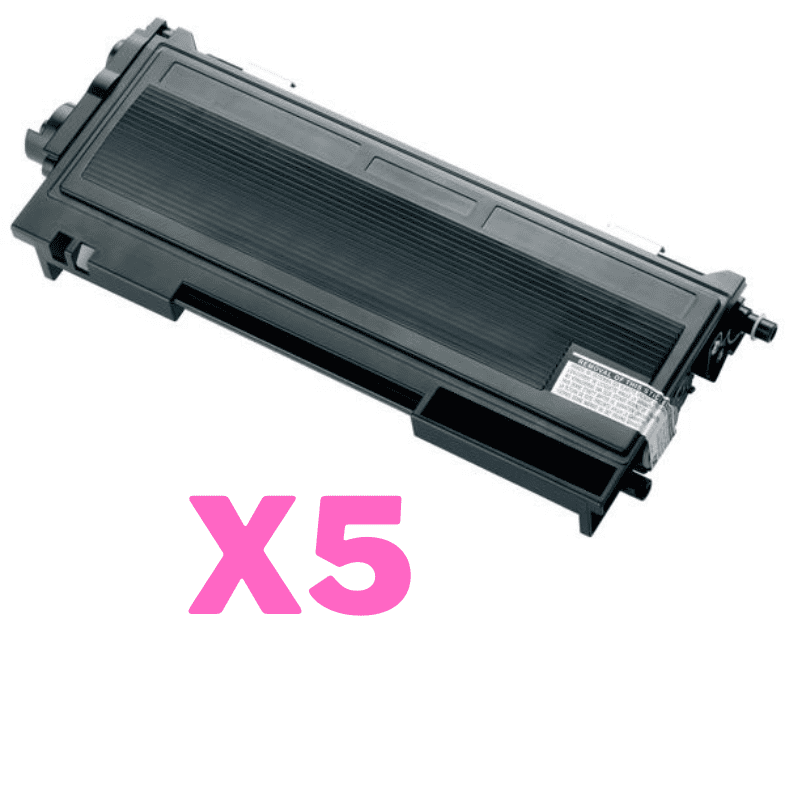 5 x Compatible Brother TN-155BK Black Toner Cartridge
