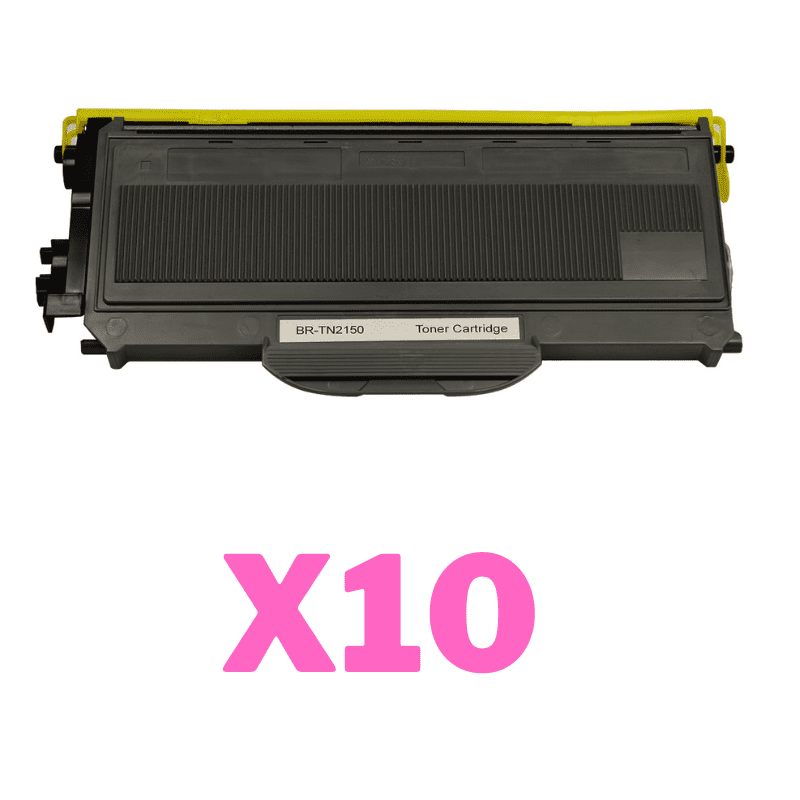 10 x Compatible Brother TN-2150 Toner Cartridge 10 x Compatible Brother TN-2150 Toner Cartridge
