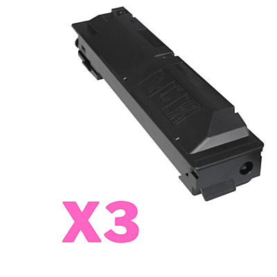3 x Non-Genuine TK-5209K Black Toner Cartridge for Kyocera TASKAlfa-356ci