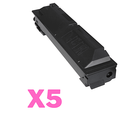 5 x Non-Genuine TK-5209K Black Toner Cartridge for Kyocera TASKAlfa-356ci